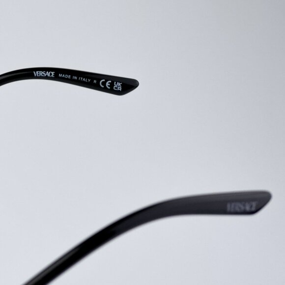 Versace VE1295 1000 BRAND NEW Eyeglasses Silver Demo Pilot Unisex - Picture 8 of 10